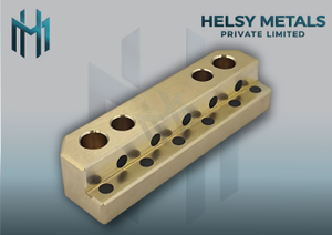 แผ่นรองกันสึกแบบหล่อลื่นในตัวสำหรับเครื่องจักรกลซีเอ็นซี ระบบอัตโนมัติในอุตสาหกรรม บูชทองเหลืองแบบกำหนดเอง - Product Image 3