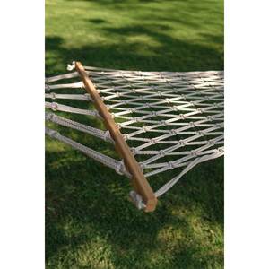 Hamac moderne en corde de polyester tressée double, couleur café, 190x90cm, pour une personne - Product Image 4