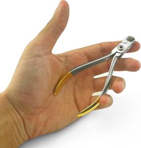 Poignée ergonomique Instruments orthodontiques coupe-fil dentaire dur pince en acier inoxydable pour couper les fils de l'arc dur - Product Image 6
