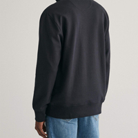 Sweat-shirt zippé à manches longues pour homme Pull solide en polaire Col haut Décontracté Streetwear Confortable Léger