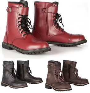 Nouveauté Bottes en cuir de moto Bottes de sécurité sportives pour la conduite de moto Bottes de moto de haute qualité Matériel de haute qualité Vêtements de course automobile et de moto - Product Image 4