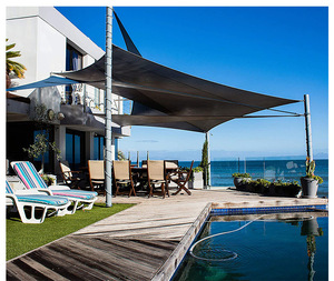 QATAR vườn ngoài trời HDPE Sun Shade Sail 3x4m - Product Image 3