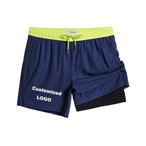 Amano Sports Customized Men Compression Liner 2 in 1 Gym <b>Shorts</b> Beach <b>Shorts</b> <b>Swim</b> Trunks with Zipper Pocket For Men And <b>Women</b> - Product Image 4
