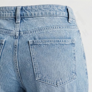 Custom Waist Ripped <b>Women</b> Cargo <b>Jeans</b> Pants New Fashion Customized Color Denim Streetwear Logo <b>Summer</b> Flat Leggings Washed Wear - Product Image 5