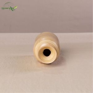 Jarrón de Mesa Enrollado de Bambú Natural Estilo Art Deco - Decoración Ecológica y Duradera para un Estilo Interior Moderno - Product Image 4