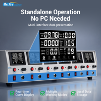 Heltec HT-ED10AC6V20D Probador de Baterías de Plomo-Ácido y NiMH de 6 Canales, 7-23V, 10A, con Reparación por Pulsos