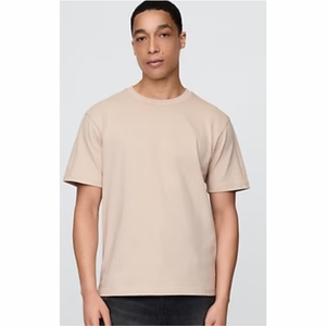 เสื้อยืดผู้ชายโอเวอร์ไซส์ผ้าฝ้าย100% 300gsm สีทึบออกแบบได้ตามต้องการ - Product Image 3