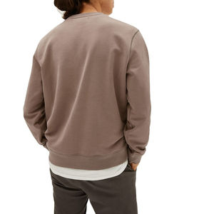 Sudadera con cuello redondo de algodón 100% para hombre, ropa para parte superior masculina, con logotipo personalizado, novedad de invierno - Product Image 3