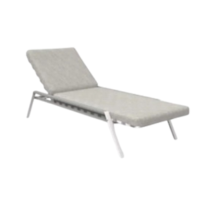 เตียงอาบแดดกลางแจ้งมีสไตล์ทันสมัยพร้อมโครงเก้าอี้อลูมิเนียมเก้าอี้เลานจ์อาบแดดสำหรับสวนโรงแรมเฟอร์นิเจอร์ชายหาด - Product Image 3