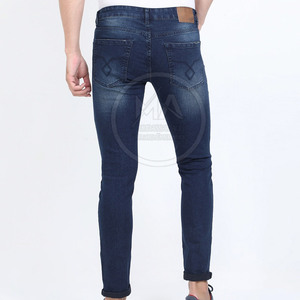 กางเกงยีนส์ขายาวสำหรับผู้ชายกางเกงยีนส์ออกแบบเองดีไซน์ล่าสุด - Product Image 2