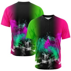 Uniforme de baseball respirant de haute qualité imprimé par sublimation personnalisée maillot de softball pour hommes vêtements de sport de bonne qualité OEM - Product Image 2