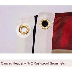 Paquete de 2 Banderas Americanas Vintage de Betsy Ross con Tinte de Té, 3x5, 13 Estrellas, Hechas de Poliéster Duradero para Decoración de Habitaciones - Product Image 6