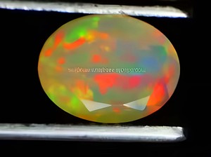 Excelente piedra facetada de ópalo etíope de fuego múltiple increíble corte gemas de ópalo etíope piedra de ópalo para hacer joyería - Product Image 2