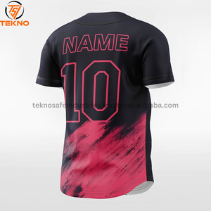 Camiseta de béisbol de alta calidad 2025, diseño de logotipo personalizado, ropa de equipo, gran oferta, ropa deportiva para hombres con servicio OEM ODM - Product Image 4