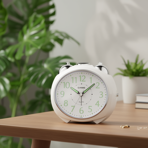 Desk Alarm <b>Clock</b> with Snooze Function <b>White</b> TQ 369 7EF - Product Image 3