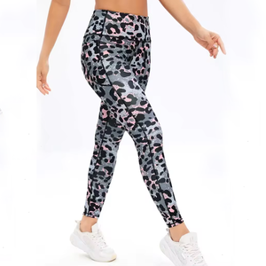 Vêtements de gym pantalons de fitness Yoga femmes taille haute pantalons leggings de yoga de haute qualité impression par sublimation personnalisée leggings de fitness - Product Image 3