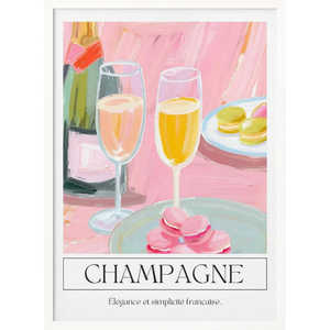 Toile de style moderne pour la décoration murale sur le thème du champagne, élégante et contemporaine - Product Image 2