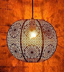 Lámpara colgante de hierro y metal hecha a mano para decoración del hogar, lámpara de techo colgante para decoración navideña del hogar y la Oficina - Product Image 1