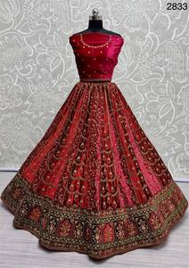 Designer Lehenga Choli With <b>Embroidery</b> Work - Product Image 5