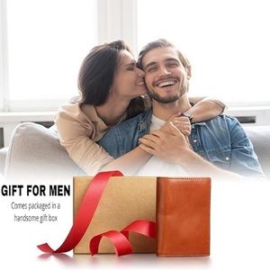 กระเป๋าสตางค์ผู้ชายแบบพับสามทบสำหรับใส่บัตรเครดิตกระเป๋าสตางค์หนังแบบบางเรียบง่าย - Product Image 6