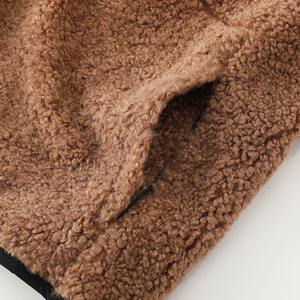 Abrigo cortavientos tejido transpirable de invierno para mujer/Unisex con forro polar pesado y chaqueta cálida de piel de oveja sólida para exteriores - Product Image 3