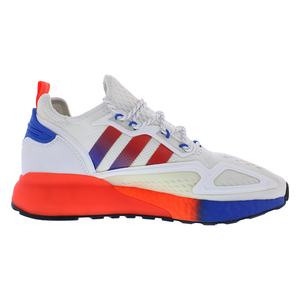 Adidas ZX 2K para Hombre, Zapatillas Deportivas de Moda, Color Blanco Nube/Rojo Solar/Azul, para Gimnasio y Tenis, Plantilla de Malla EVA, Verano-Primavera - Product Image 3