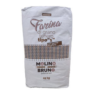 MOLINO BRUNO Harina de Trigo Italiana Tipo 1 Multiusos, Bolsa de 25 kg para Pan, Bollos, Bizcochos, Pasteles, Pasta y Pizza - Product Image 1