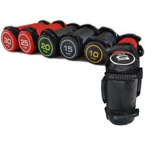 Sacos de boxeo y sacos de arena de cuero duraderos de doble capa, equipo de entrenamiento, cubierta interior de espuma, bolsa de peso potente con correas dobles - Product Image 2