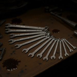 Jeu de clés mixtes longues et fines Hazet de 17 pièces, à 12 points extérieurs avec profil de traction - Product Image 3