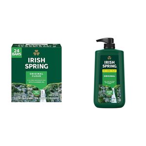 Gel douche nourrissant pour homme Irish Spring, format voyage, formule originale, parfum frais et propre 24 heures - Product Image 3