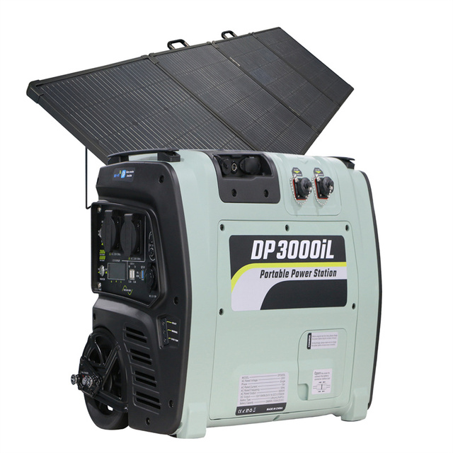 Eco-Friendly Portable Power Station with 3000W High Capacity Solar Panel Power Source and Remote Control MPPT Controller