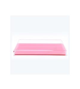 Plateau acrylique de qualité supérieure Design moderne plateau acrylique en marbre rose pour les fêtes plateau de service en acrylique - Product Image 1