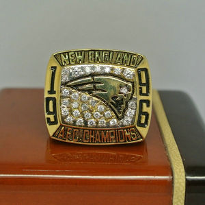 Anillo de campeonato de fútbol americano New England Patriots 2025 plata 925 con diamante para fiesta de compromiso de boda - Product Image 1