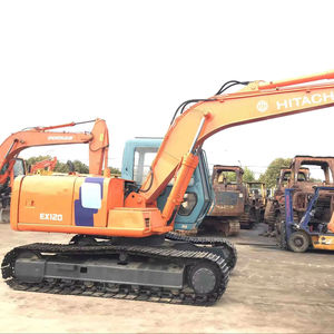 Excavadora Hitachi EX120 Usada de 12 Toneladas, Alta Calidad, 63kW, Estabilidad Hidráulica, Japón, Lista para Envío - Product Image 6