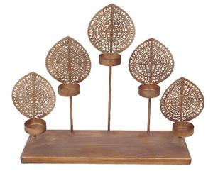 ที่วางเทียนเหล็กสำหรับตกแต่งเทศกาลคริสต์มาสแกะสลักสำหรับตกแต่งบ้านงานปาร์ตี้วันหยุดงานแต่งงานของตกแต่งคริสต์มาส - Product Image 3