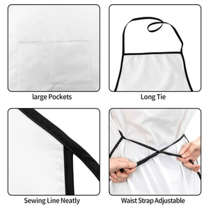 Extension de cheveux pour femmes Tablier tout temps Salon de beauté Logo personnalisé Sublimation extensible Tabliers de barbier à la mode - Product Image 3