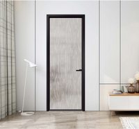 Charnière moderne en aluminium fini pour porte vitrée double battante et portes coulissantes de cuisine pour maison et villa