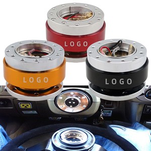 <span class=keywords><strong>Volant</strong></span> sport en aluminium KYOSTAR KD8313BE, ajustement personnalisé, 50 mm, 3 branches, avec moyeu de <span class=keywords><strong>commande</strong></span> à dégagement rapide et <span class=keywords><strong>adaptateur</strong></span> universel - Product Image 2