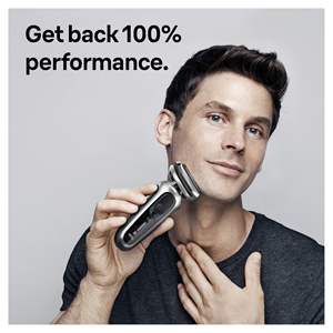 Cassette de Repuesto para Afeitadora Corporal Eléctrica, Plateado, Doble/Triple Cuchilla, IPX7 Impermeable, Afeitadora Rotatoria de Láminas, Lavable para Uso Corporal - Product Image 4