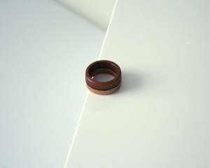 Double Acacia Finition Bois Décoration de Table Rond de Serviette Fabricant Antique Fini écologique cuisine restaurant maison mariage - Product Image 4