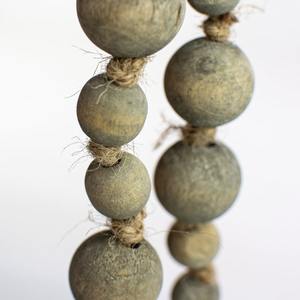 Guirnalda de madera con cuentas de madera natural, perfecta para la decoración de mesas, moderna, versátil, añade calidez y elegancia a la decoración - Product Image 6