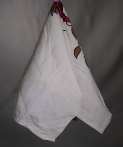 Serviette de cuisine carrée en coton biologique 100 % personnalisable, imprimé floral, séchage rapide, écologique, hypoallergénique, pour la maison au quotidien - Product Image 2