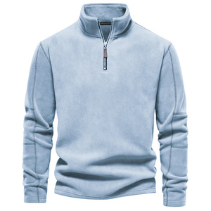 2026 High Quality <b>Zip</b> up Polar Fleece <b>Jacket</b> Fashion <b>Men</b> Polar Fleece Hoodie Warm Man Printed Polar Fleece hoodies - Product Image 4