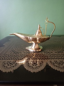 Lampe Aladdin magique Showpiece Sculpture de table décorative pour la maison bureau cadeau événement affichage Antique Design fantaisie décor - Product Image 4