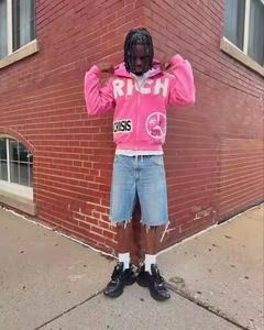 Sweats à capuche zippés Street Wear Sweats à capuche Boxy lourds pour hommes Sweat à capuche imprimé personnalisé avec étiquette personnalisée Fabricant - Product Image 5