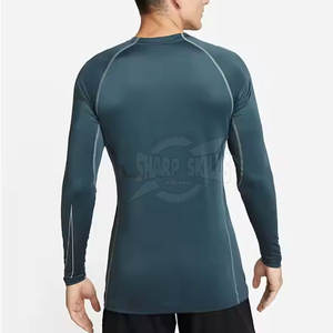 Por encargo MMA Rash Guard Nuevo diseño MMA Rash Guard Spandex Poliéster MMA Rash Guard - Product Image 2