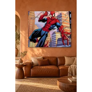 Impression sur toile Fida Spider-Man balançant entre les gratte-ciel - Product Image 3