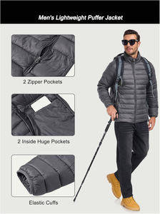 Mode chaud surdimensionné grande taille bouffée épaisse hommes personnalisé bulle vêtements doudoune veste hommes pour Couple maison intérieur extérieur - Product Image 6