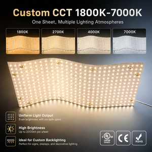 Flexibles LED-Plattenpanel 24V Zuschneidbare Hintergrundbeleuchtung 6000K für Marmor-Vitrinen und Arbeitsplatten Dimmbar UL-Zertifiziert für Innenraumdekoration - Product Image 3