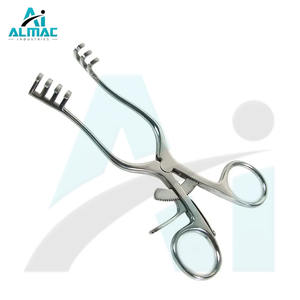 Instrumentos ortopédicos veterinarios ALMAC, retractor de retención automática, 3:4 dientes, 9,5 cm, 14cm, retractor de acero inoxidable, potencia Manual - Product Image 2
